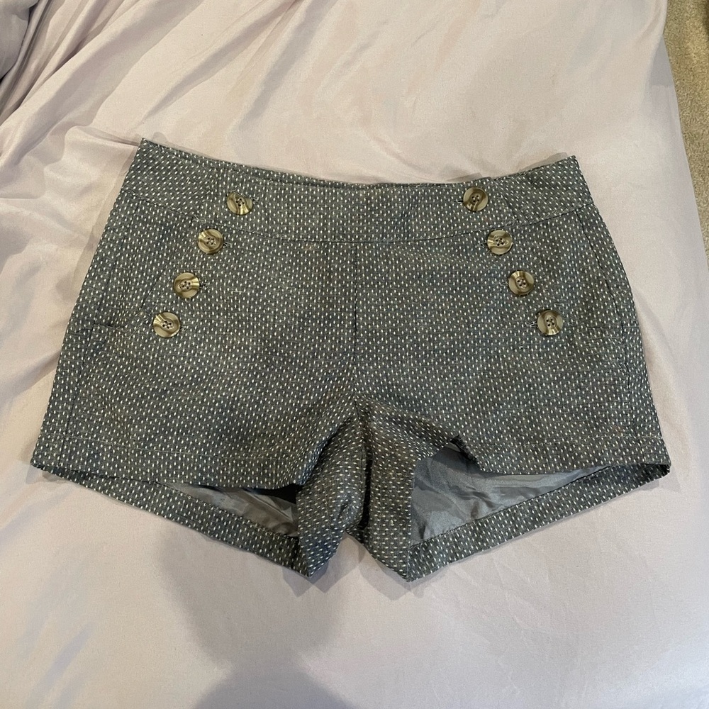 Life in Progress Gray High Waist Shorts